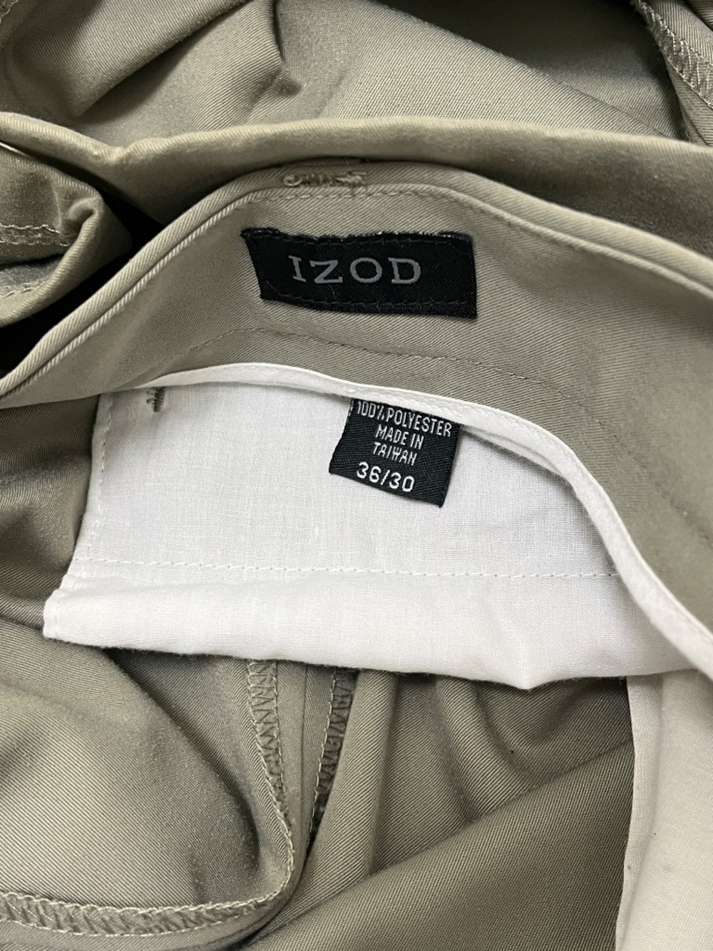 Men's IZOD Green Pants 36W x 30L - Picture 12 of 15